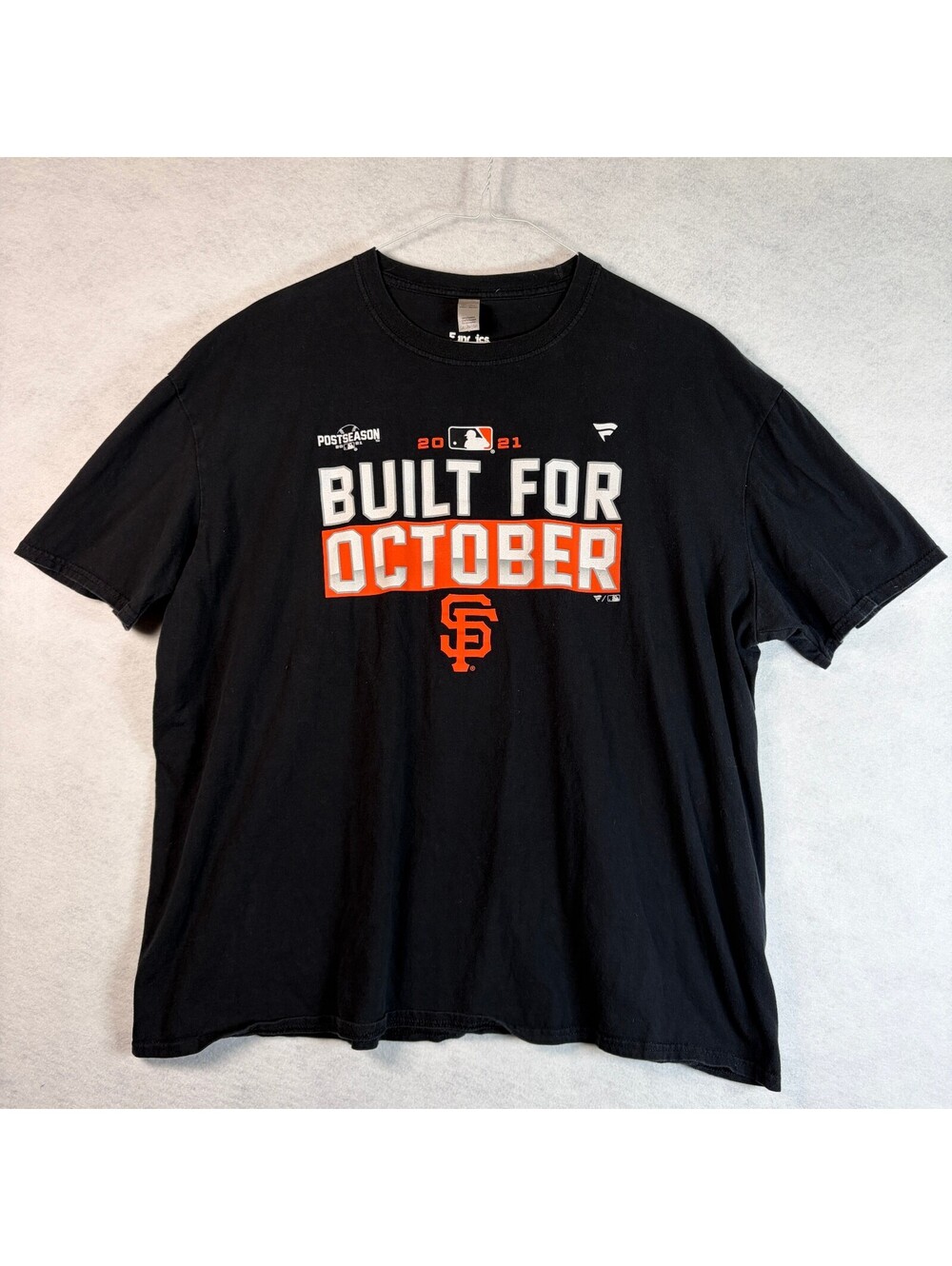 San Francisco Giants 2021 MLB Postseason Built for October Black T-Shirt 2XL